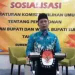 KPU Sumenep Sosialisasi Tahapan Pencalonan Bupati dan Wakil Bupati pada Pilkada Serentak 2020