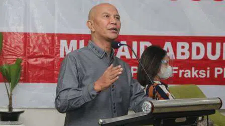 MH Said Abdullah, Anggota DPR RI Fraksi PDI Perjuangan Dapil Jatim XI (Madura) saat reses bersama ratusan Kepala Desa di Sumenep (@portalmadura.com)