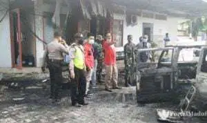 Mobil Terbakar di SPBU Pamekasan Berisi 17 Jeriken BBM