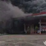 SPBU Larangan Badung Pamekasan Terbakar
