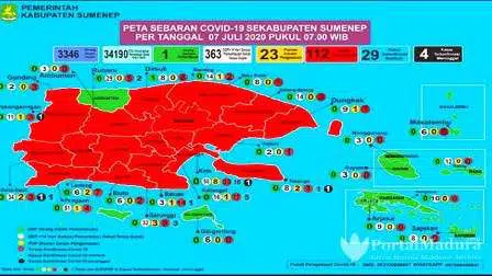 Terus Melonjak, Positif Corona Capai 112 Kasus di Sumenep