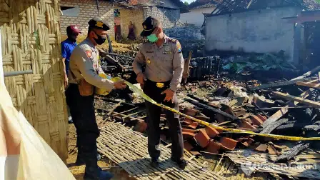 Dapur Terbakar, 20 Sak Padi dan Jagung Ludes Jadi Arang