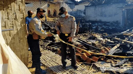 Dapur Terbakar, 20 Sak Padi dan Jagung Ludes Jadi Arang