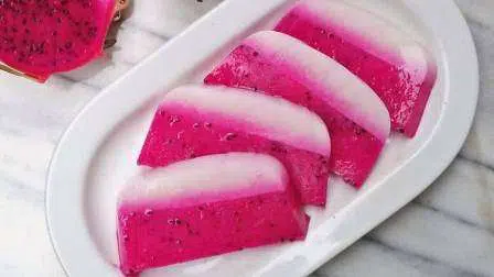 Resep Puding Buah Naga Segar dan Lezat