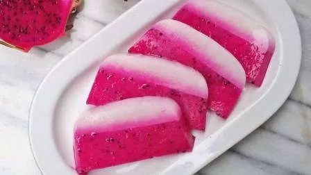 Resep Puding Buah Naga Segar dan Lezat