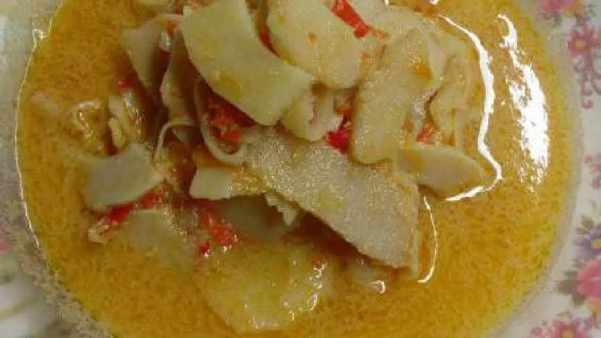 Resep Sayur Rebung Kuah Santan Bikin Nagih