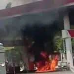 Ini Kronologi Kebakaran Mobil di SPBU Sotabar Pamekasan