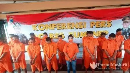 Polres Sumenep Tangkap 76 Tersangka Narkoba selama Tujuh Bulan