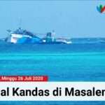 Video Kapal Barang Tujuan Kaltim Kandas di Perairan Masalembu Sumenep