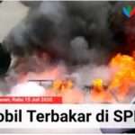 Breaking News-Mobil Terbakar di SPBU Larangan Badung Pamekasan