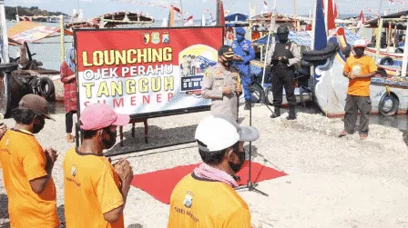 Polres Sumenep Gagas Ojek Perahu Tangguh