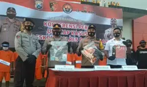 Polisi Ringkus 8 Tersangka Pemerkosaan Janda