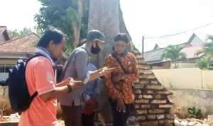 Keanehan Dirasakan Saat Berada di Pilar Pintu Gerbang Keraton Parsanga Sumenep