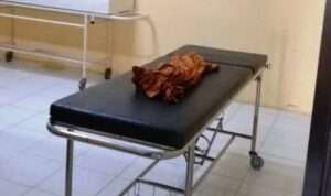 Mayat bayi di kamar mayat RSUD dr. Mohammad Zyn Sampang
