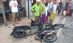 Dua motor terlibat tabrakan di Sumenep (Humas Polres Sumenep)