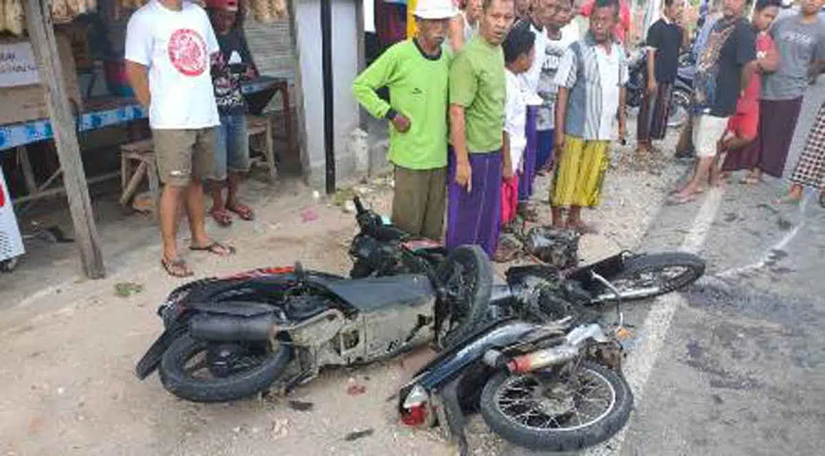 Dua motor terlibat tabrakan di Sumenep (Humas Polres Sumenep)