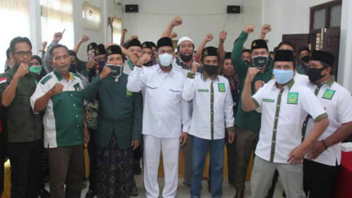 PBB dukung bakal pasangan calon Achmad Fauzi-Dewi Khalifah pada Pilkada Sumenep 2020. (Foto. @portalmadura.com)
