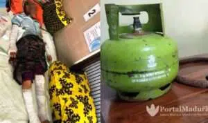 Korban ledakan tabung gas LPG menjalani perawatan medis di RSI garam Kalianget Sumenep (Humas Polres Sumenep)