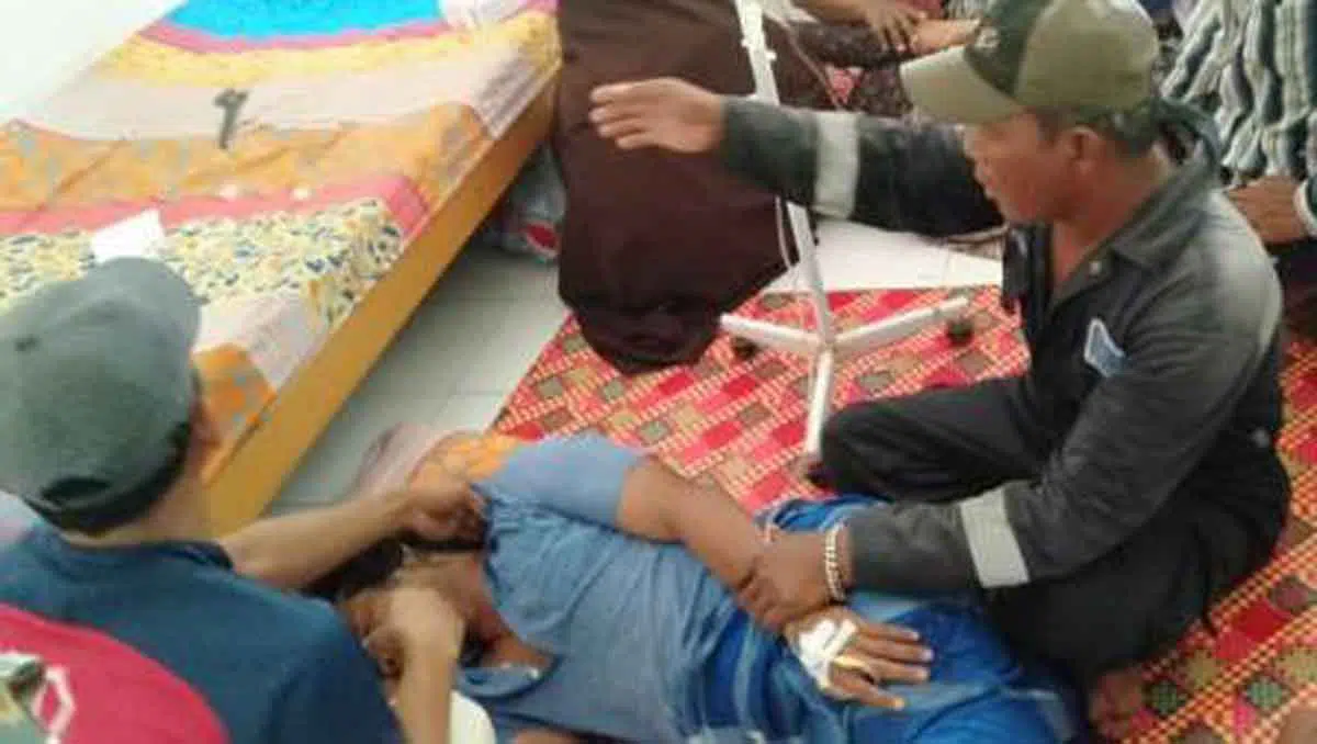 Korban selamat dalam penanganan tenaga medis