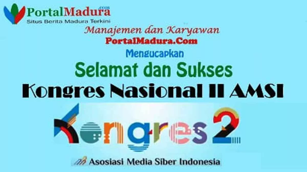 Amsi Gelar Kongres Ii, Sri Mulyani Indrawati Dijadwalkan Hadir - Portalmadura.com Kongres Nasional II AMSI usung Tema "Membangun Ekosistem Media Siber Berkelanjutan"