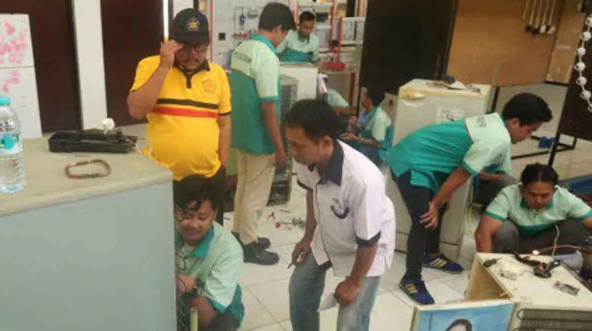 Lokasi pelatihan di BLK Sumenep (Foto @humaspolressumenep)