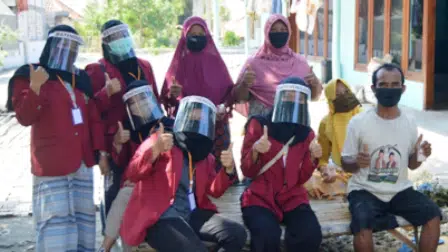 Mahasiswa UMM di Sampang (Ist for @portalmadura.com)