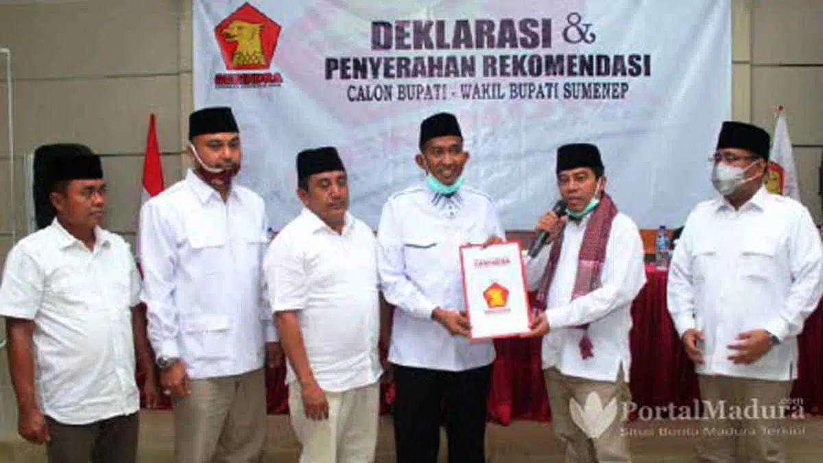 Gerindra Resmi Usung Achmad Fauzi-Dewi Khalifah di Pilkada Sumenep 2020