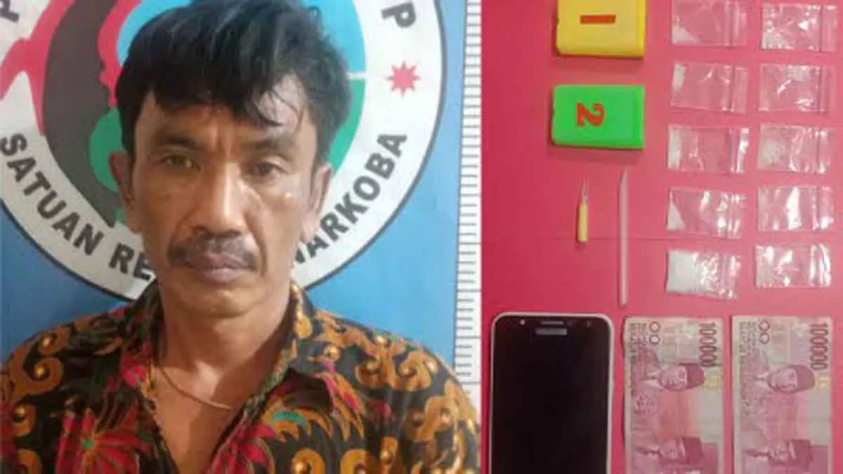BB 10 Poket, Warga Sumenep Diciduk Polisi Sedang Takar Sabu