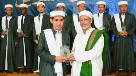 Proses wisuda di Universitas al-Ahgaff Yaman (Ist for @portalmadura.com)