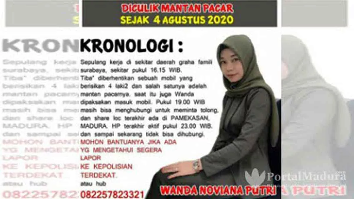 Pemuda Guluk-Guluk Diringkus Polisi, Diduga Penculik Gadis Cantik asal Gresik