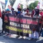 Tagih Pengungkapan Korupsi DD, Warga Sokobanah Daya Demo Kejari Sampang