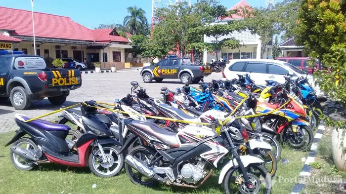 105 Unit Motor Diamankan Polres Sampang