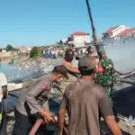Bengkel Motor di Pamekasan Ludes Terbakar