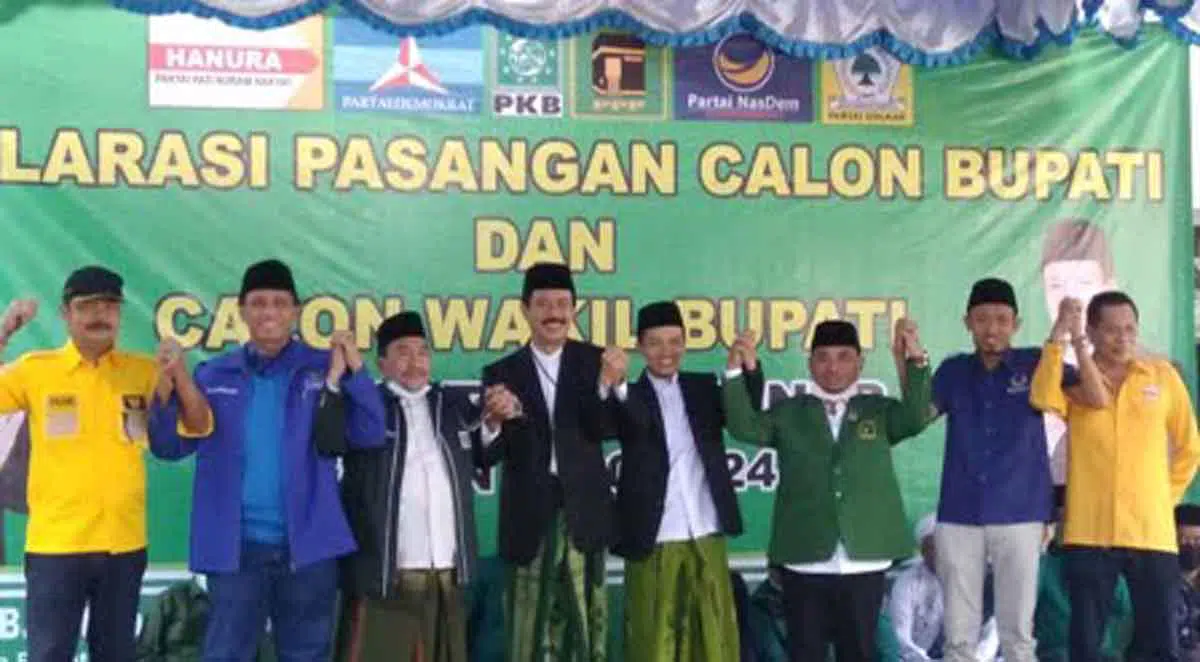 Enam Parpol Deklarasi Usung Gus Acing-Mas Kiai