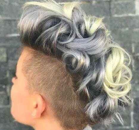 model rambut mohawk wanita Soft Mohawk