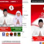 Belum Waktunya, APK Fauzi-Eva Gentayangan di Media Daring Sumenep