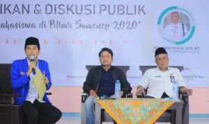 Diskusi Publik diselenggarakan PMII Rayon Sospol Komisariat Unija Sumenep (@portalmadura.com)