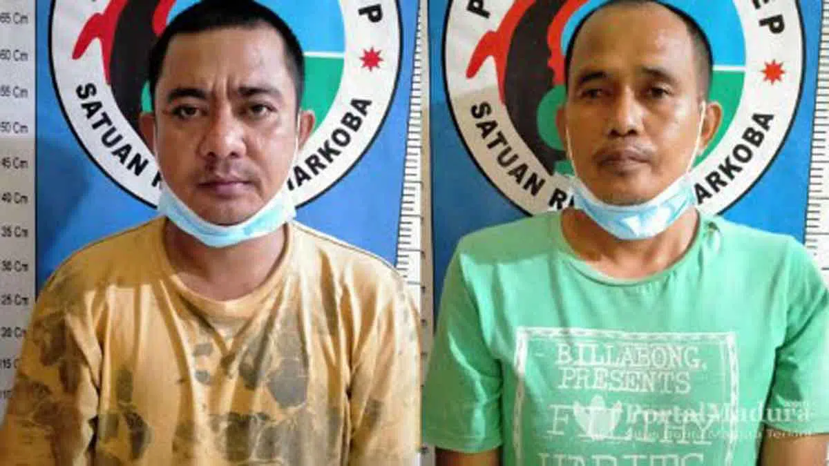 Dua tersangka narkoba jenis sabu (Polres Sumenep)