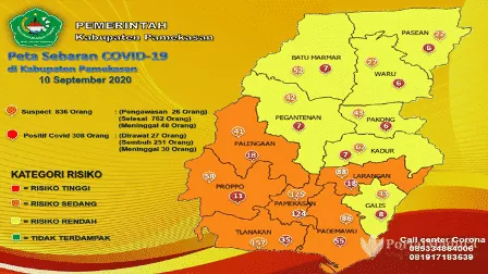 Hari Ini, Tambahan Pasien Covid-19 Di Pamekasan Berjumlah 6 Orang