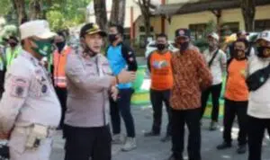 dok. Kegiatan Operasi Yustisi Penegakan Disiplin Protokol Kesehatan Sesuai Inpres No. 6 Tahun 2020 di Kabupaten Sumenep dipimpin Wakapolres Sumenep Kompol Andi Febrianto Ali (Ist)