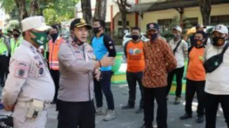 dok. Kegiatan Operasi Yustisi Penegakan Disiplin Protokol Kesehatan Sesuai Inpres No. 6 Tahun 2020 di Kabupaten Sumenep dipimpin Wakapolres Sumenep Kompol Andi Febrianto Ali (Ist)
