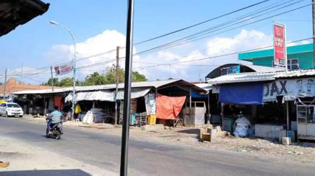 Kondisi Pasar Klampis Bangkalan (Foto M Saed @portalmadura.com)