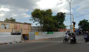 Pasar Senenan Bangkalan dalam proses renovasi (Foto. M Saed @portalmadura.com)