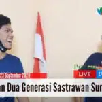 Sedang Live- Ocehan Dua Generasi Sastrawan Sumenep