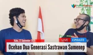 Sedang Live- Ocehan Dua Generasi Sastrawan Sumenep