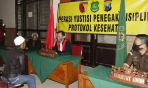 Sidang di Tempat, Sumenep Terapkan Tiga Sanksi Pelanggar Protokol Kesehatan