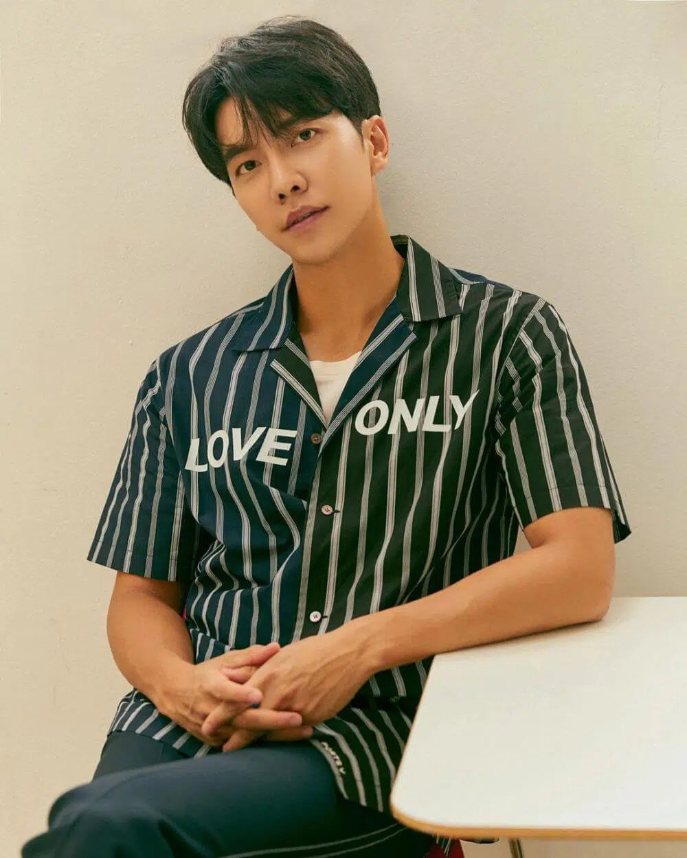 model rambut pria korea Curtain Haircut Lee Seung Gi
