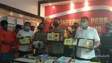 Polres Sampang Ringkus Puluhan Budak Narkoba