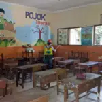 Jelang Pembelajaran Tatap Muka, Lembaga Pendidikan Disemprot Disinfektan