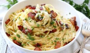 Resep Spaghetti Carbonara, Creamy dan Lezat